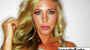 Samantha Teases Nude Babe