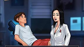 I play Summertime Saga 110 with the brunette teacher