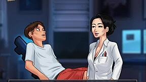 I play Summertime Saga 110 with the brunette teacher