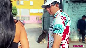 Roxy hot pays mototaxi driver with her shaved pussy