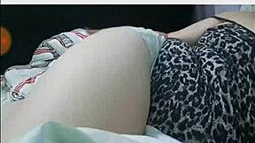 wow! brazilian bride masturbates her big tits on wedding day