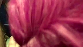 Amateur gets anal blowjob at home