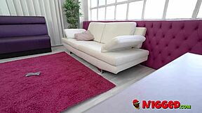 Nadja's Tight Pussy Stretches For Big Black Cocks.