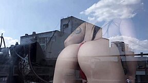 Teen Argentina debuts with big ass and monster cock in intense hardcore