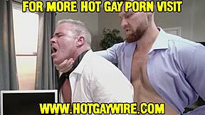 black thug drilled by blond guy in raw amateur clip