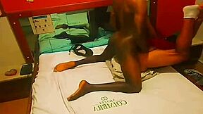 Meu Amigo Africano Conhecendo Minha Casinha De Porra