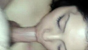 sexy latina takes rough facefucking while high on intense thrill