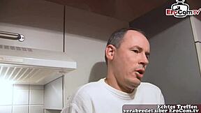 German Curly Haired Housewife Casting