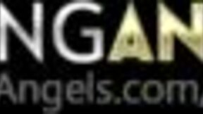 i kiss my horny man and it turns this slutty brunette into a riding babe for monster cock