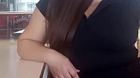 Blonde Milf Gets Rough Anal Sex In Mall