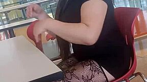 Blonde Milf Gets Rough Anal Sex In Mall