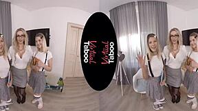 Hey, virtual taboo discipline with blonde big tits shaved pussy