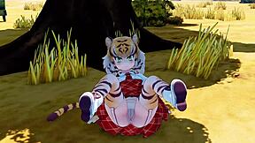 BENGAL TIGER GETS FUCKED IN KEMONO FRIENDS ANIME