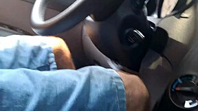 Risking handjob on street