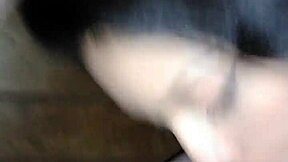 sexy latina takes rough facefucking while high on intense thrill