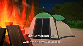 i'm watching this 3d hentai preview of outer banks with sexy anime sex scenes