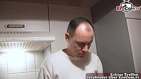 German Curly Haired Housewife Casting