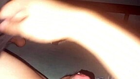 masturbating with my stepsister's lingerie, feeling so sexy