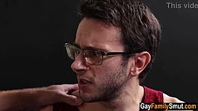 Stepfather Finds Out Stepson Is Into Guys and Joins In