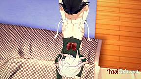 Ouma And Nagito's Intense Blowjob And Doggy Bareback Creampie In Yaoi 3D