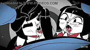 random cartoon adventure unfolds