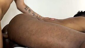 I opened the dark-skinned guy's ass and thrust deep bareback.