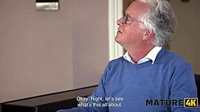 mature housewife turns her business into hot sex with neighbor while husband waits