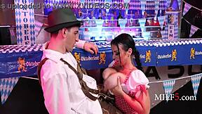 Hot Bartender Payton Preslee Stars In Oktober Fuck Fest With Big Tits!