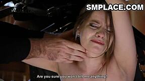 Alice endures whipping of her boobs