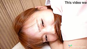 brunette housewife naoko narita rides her lover's cock wildly