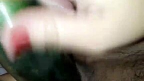 Claudia and Her Pepino for Masturbation