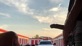 Neighbors Wife FUCKS 19yo in Uhaul Truck, Blowjob Creampie Outdoor Skinny Small Tits