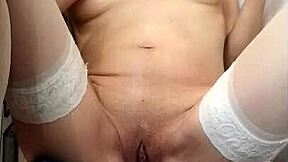 Prostitute licks tits while I finger my pussy 😍