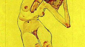 Vintage erotic cartoon art from antique anime hentai