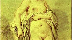 Vintage erotic cartoon art from antique anime hentai