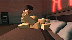 Roblox porn pounds bunny slut in doggystyle and cowgirl