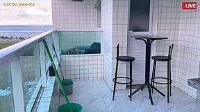 Does this latina maid's ass in shorts drive you crazy?