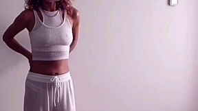 French skinny girl fucks fat Mexican in bedroom!