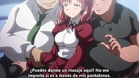 what’s hotter than big anime tits in hentai action?