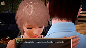 In my new family series, the blonde stepsister gets a big cock surprise