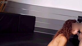 French skinny girl fucks fat Mexican in bedroom!