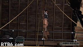 Lovely babe out of cage for hardcore torment?