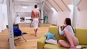 Stacy Cruz Gets Doggystyle Ass Fuck and Blowjob for Cumshot