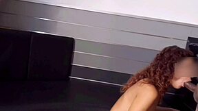 French skinny girl fucks fat Mexican in bedroom!