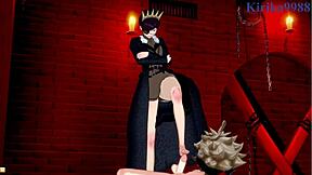 Mimosa And Vanica Fuck Asta In Hentai