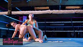 Ashley Adams and Milana May get ready to squirt in Twistys play.