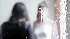 Spitting action in the detailed scene