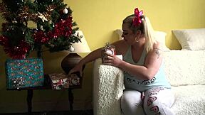 Watch Saskia get bent over for rough blowjob and cum in mouth