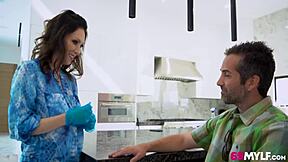 rayveness cheats in doggystyle and missionary with big tits milf