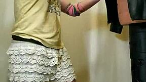 sexy dancefloor workout turns hardcore fuck